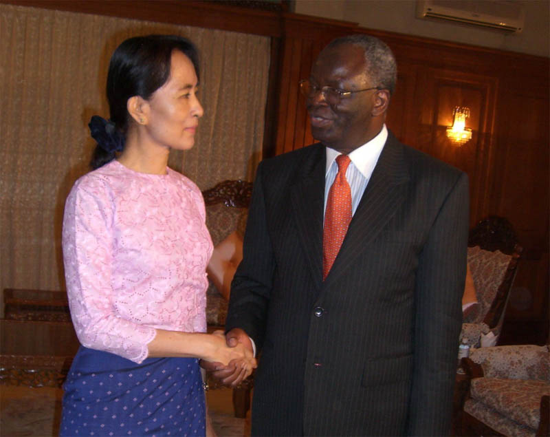  from 3 to 8 November where I met today 8th with Daw Aung San Suu Kyi